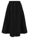 Golden Goose Circle Skirt In Nylon In Black
