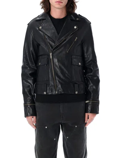 GOLDEN GOOSE BLACK NEW BIKER JACKET