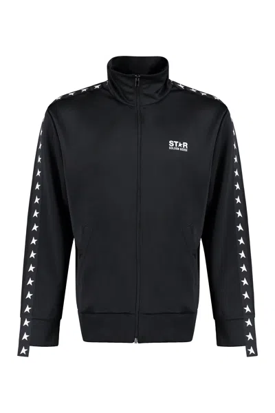 GOLDEN GOOSE GOLDEN GOOSE BLACK POLYESTER DENIS SWEATSHIRT