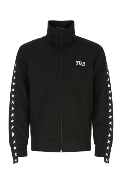 Golden Goose Black Polyester Denis Sweatshirt In Brown
