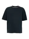 Golden Goose Anthracite Grey T-shirt With Crystals