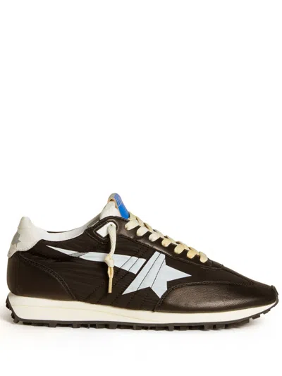 GOLDEN GOOSE BLACK RUNNING MARATHON SNEAKERS