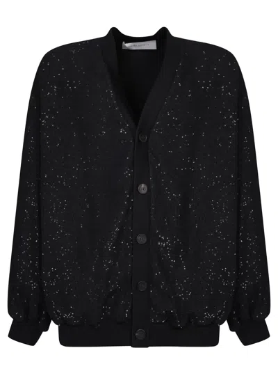 Golden Goose Sequin-embellished Cardigan In Black