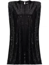 Golden Goose Sequin Mini Dress. In Black