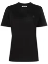 Golden Goose Cotton T-shirt With Iconic Frontal Star In Black