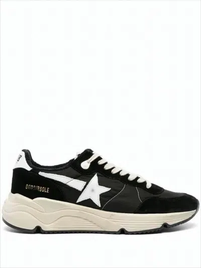 GOLDEN GOOSE BLACK SUEDE SNEAKERS WITH SIGNATURE STAR ACCENT