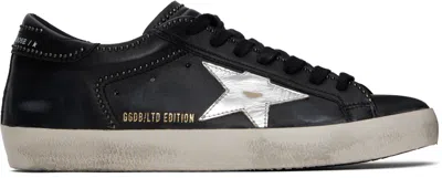 GOLDEN GOOSE BLACK SUPER-STAR CLASSIC SNEAKERS