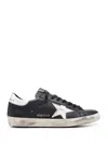 GOLDEN GOOSE BLACK SUPER STAR SNEAKERS