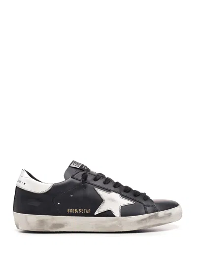 Golden Goose Black Super Star Sneakers In Nero