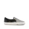Golden Goose Suede Upper Sneakers In Black