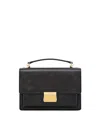 Golden Goose Venezia Bag Palmellato Leather Body Gold Metal Details Bags In Black