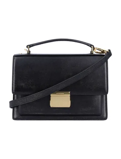 GOLDEN GOOSE BLACK VENEZIA CROSSBODY BAG