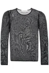 Golden Goose Black Viscose Sweater With Small Metallic Applications Women