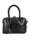 Golden Goose Women's Vintage Effect Leather Life Bag In Black