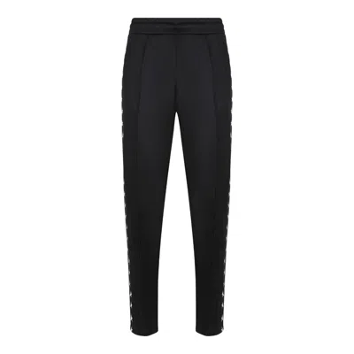 Golden Goose Black White Polyester Trousers