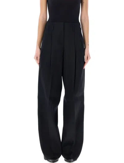 GOLDEN GOOSE BLACK WIDE LEG PANT