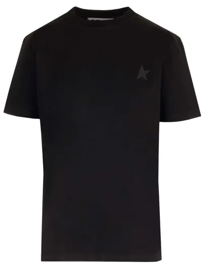 Golden Goose Black With Black Star T-shirt Black
