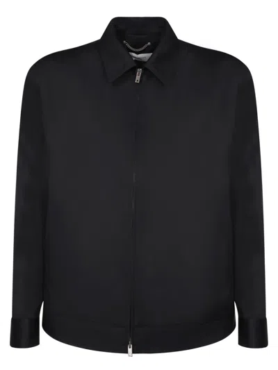 GOLDEN GOOSE BLACK WOOL COACH JACKET