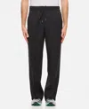 Golden Goose Black Wool Jogger Pants In Blue