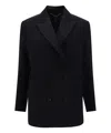 Golden Goose Laureen Boyfriend Tuxedo Jacket In Black