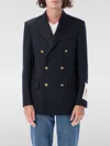 Golden Goose Double-breasted Jacket With Tailored Fit In Black