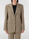 Golden Goose Herringbone Blazer In Neutral