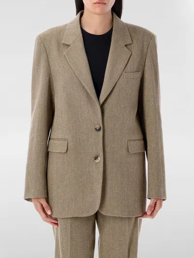 GOLDEN GOOSE BLAZER GOLDEN GOOSE WOMAN COLOR BEIGE,H33148022