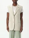 Golden Goose Button-down Gilet In Yellow Cream