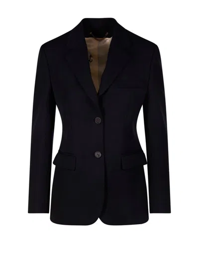 Golden Goose Blazer With Notch Lapels In Blue