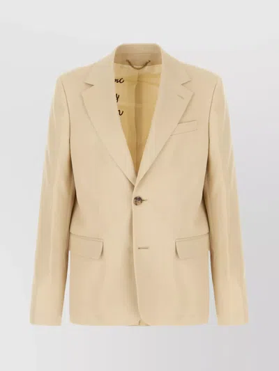 GOLDEN GOOSE BLAZER WOOL BLEND NOTCHED LAPEL