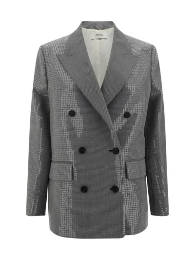Golden Goose Double-breasted Laureen Blazer In Multicolour