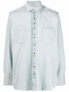 Golden Goose Golden Collection Bleached Denim Shirt