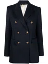 Golden Goose Double-breasted Blazer In Black
