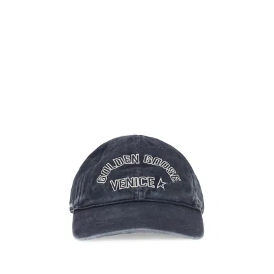 Golden Goose Blue Cotton Cap (baseball Hat)