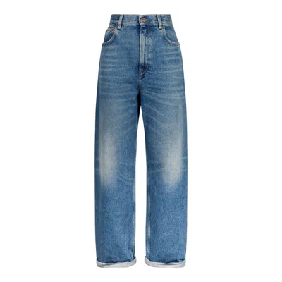 Golden Goose Blue Cotton Jeans