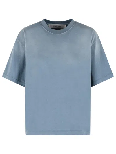 Golden Goose Blue Cotton T Shirt