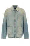 Golden Goose 'mackenzie' Denim Jacket Featuring Faded Effect In Blue