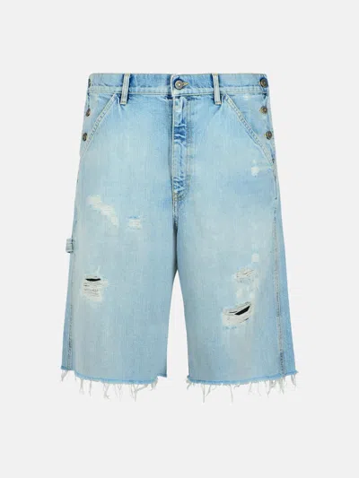 Golden Goose Blue Denim Bermuda Shorts