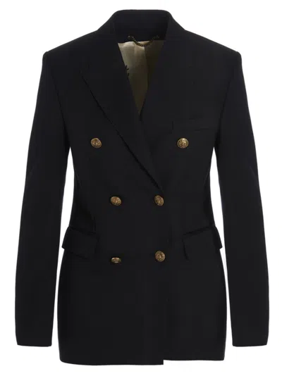 GOLDEN GOOSE BLUE DOUBLE BREAST BLAZER JACKET