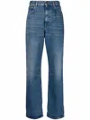 Golden Goose Kim Wide-leg Jeans Clothing In Blue