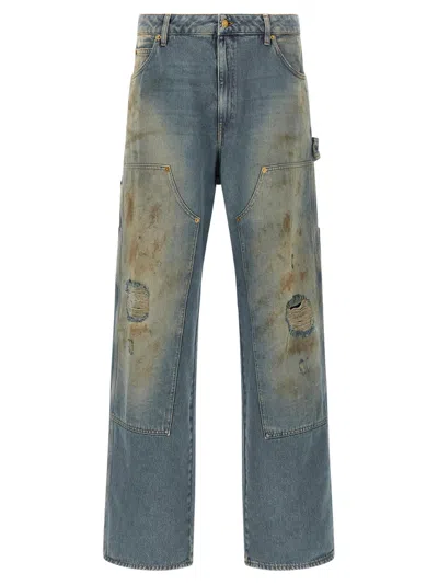 Golden Goose Marley Painter Jeans In Blue