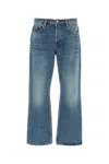 Golden Goose Blue Jeans With Belt Loops In Blue