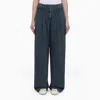Golden Goose Blue Wide Jeans In Denim In Blue