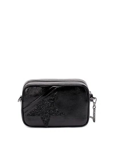 Golden Goose Deluxe Brand Mini Star Embellished Shoulder Bag In Black