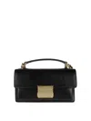 Golden Goose Calf Leather Venezia Tote Bag In Black