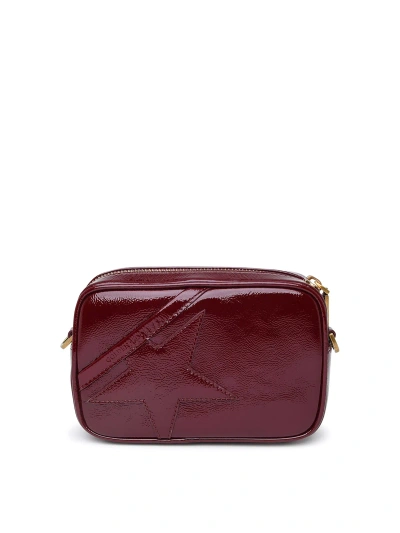 Golden Goose Tracolla Star Bag In Pelle Bordeaux In Dark Red