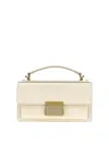 Golden Goose Venezia Small Flap Leather Crossbody Bag In White