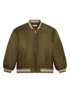 Golden Goose Journey Logo-embroidered Bomber Jacket In Ivy Green