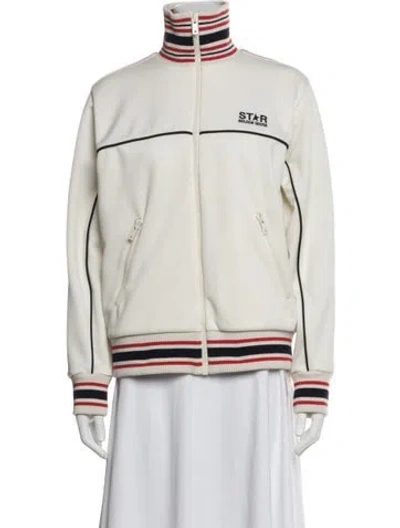 Pre-owned Golden Goose Bomber Jacket W/ Tags In Neutrals