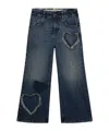 Golden Goose Bootcut Cotton Jeans In Black